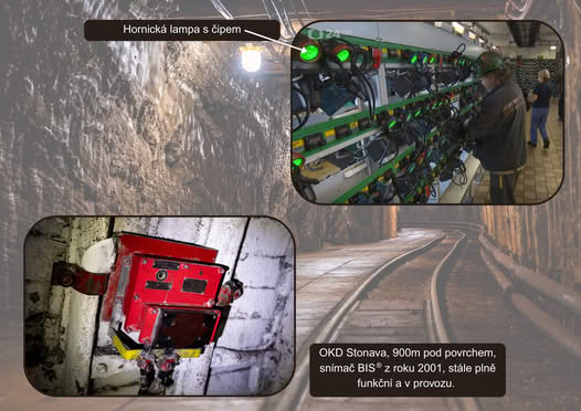 identifikační systém horníků v OKD